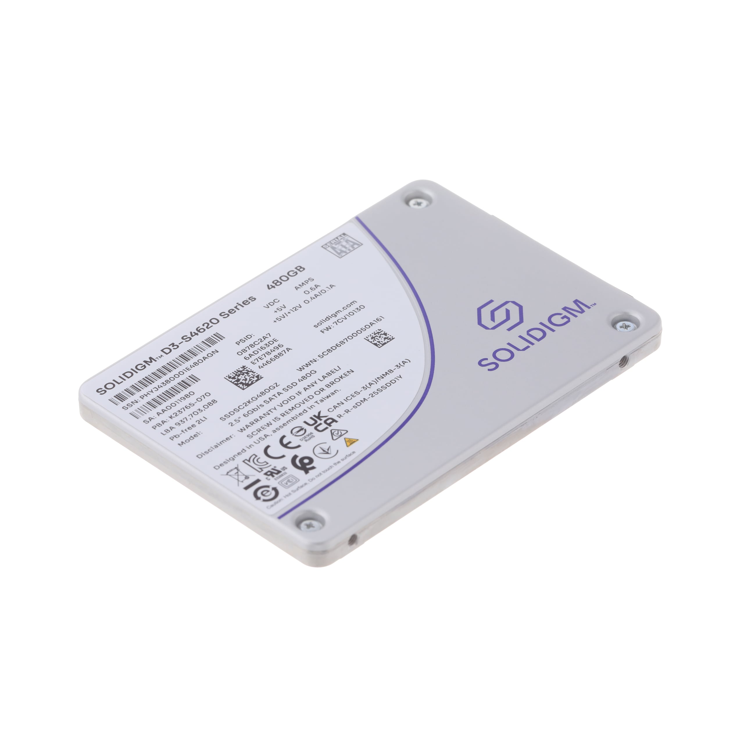 SSDSC2KG480GZ1Z Solidigm | Mouser