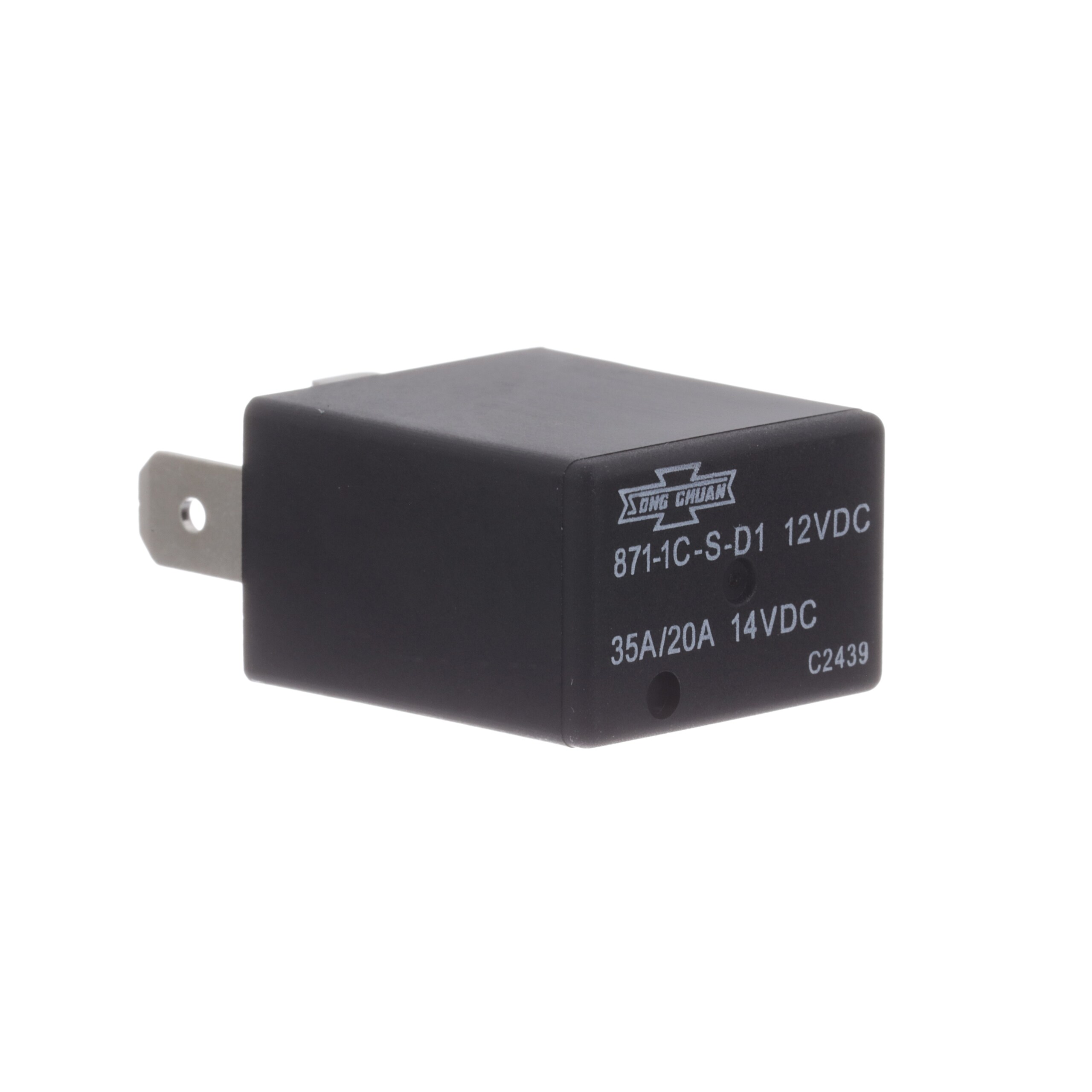 12VDC 20A 5-Pin Relay – 871-1C-S-R1 – New (Single)